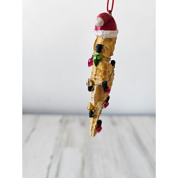 Seahorse string light ornament Santa Xmas tree - Picture 3 of 9